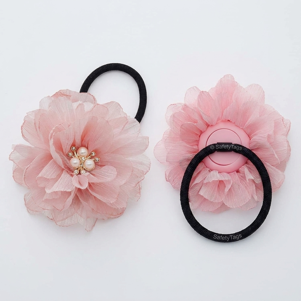 SafetyTags AirTag Hair Tie Holders